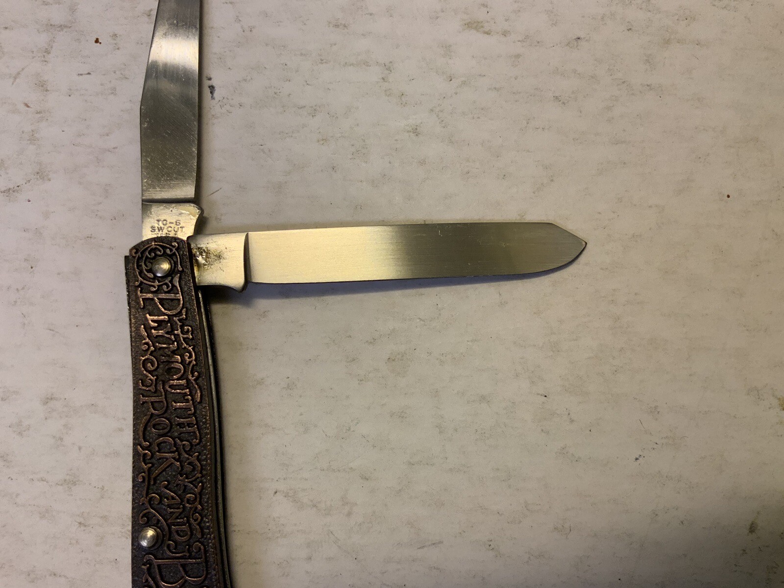 Schrade 13 Colonies USA Massachusetts Pocket Knife 2 Blade Limited