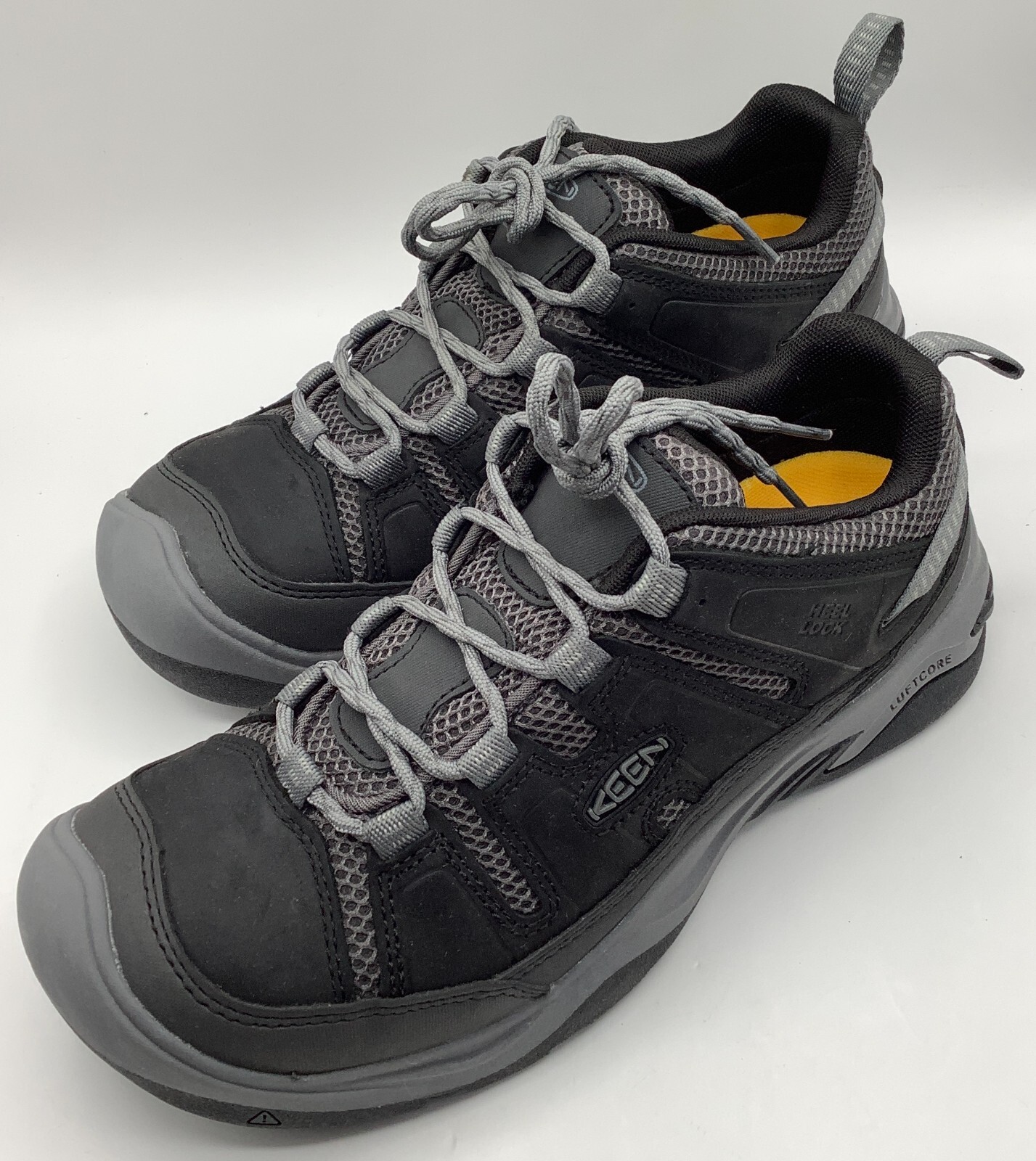 KEEN Scarpe da Escursionismo Uomo Taglia 8 Circadia Vent Bassa Altezza Traspiranti Nero Acciaio