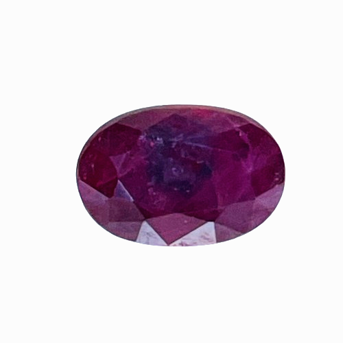 AIG Certified 2.36 CTS RED NATURAL RUBY OVAL LOOSE GEMSTONES ,SEE VIDEO - Picture 2 of 3