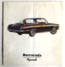 1964 Plymouth Barracuda Fastback Car Brochure 8 Pages Free Shpping Usa 1964 Plymouth Barracuda Fastback Car Brochure 8 Pages Free Shpping Usa