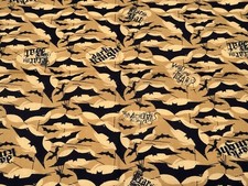 Batman Yellow Black Cutter Fabric Springs DC Comics Dark Knight Shadows 1 Yard