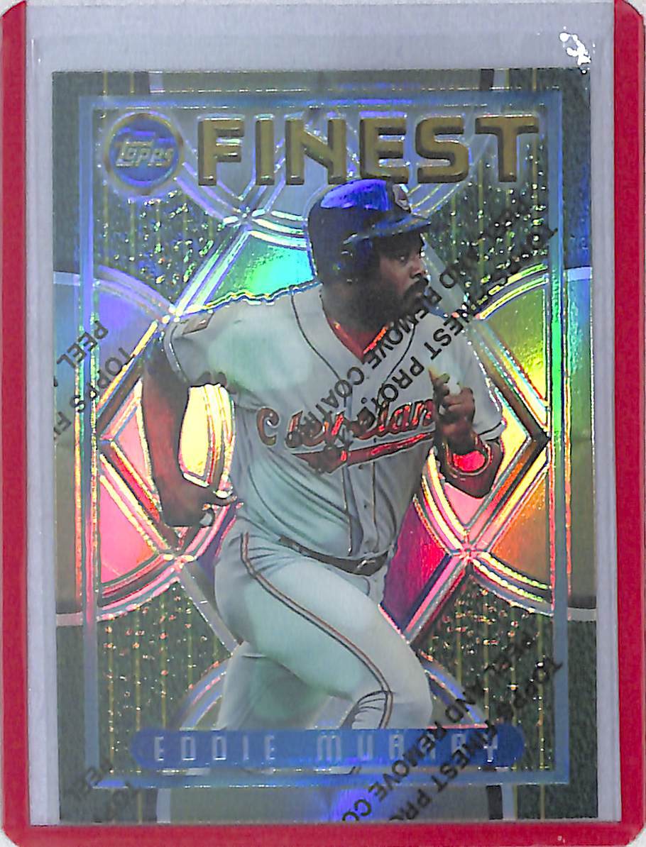 1995 Topps Finest Baseball Refractor #112 Eddie Murray