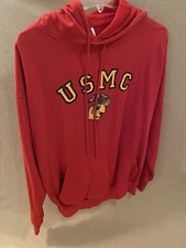USMC EGA Hoodie Red
