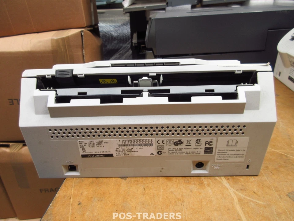 FUJITSU fi-6110 Color Document Duplex USB Scanner 600 dpi 20PPM CCD - 2152 SCANS - Bild 2 von 4