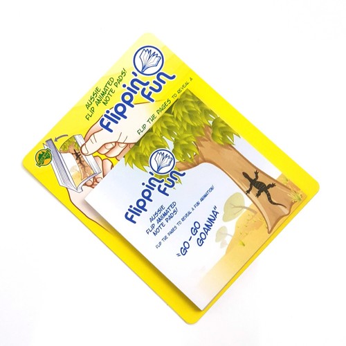 Note Pad Book Flipping Animation Goanna Flip Page Australia Made Fauna Souvenir - Picture 4 of 5