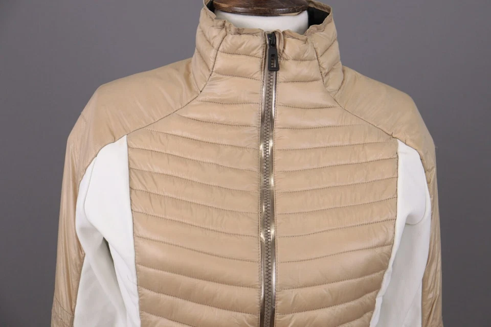 Chaqueta acolchada Rossignol beige cremallera completa senderismo aire libre talla M Foto 2 de 4