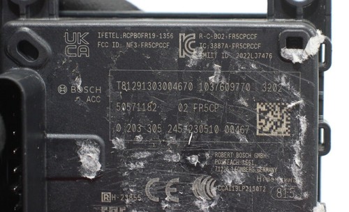 DODGE HORNET CRUISE CONTROL DISTANCE SENSOR RADAR MODULE UNIT OEM 2023 - 2024 ?? - Picture 6 of 8