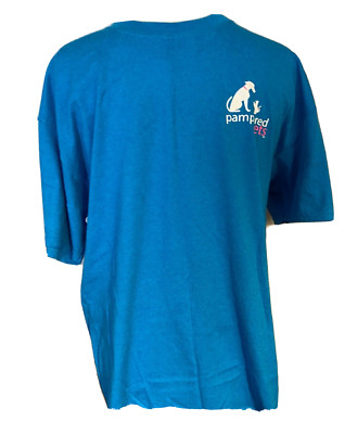 Port & Company My Dog Is Treated Better Than I Am T-Shirt Medium  Blue