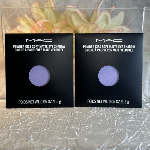 2x MAC Pro Palette Refill Pan Powder Kiss Eye Shadow - SUCH A TULLE- NIB FS Free