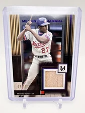 2024 Topps Museum Collection Meaningful Material BAT RELIC Vladimir Guerrero /15