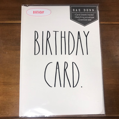 2 New Rae Dunn Birthday Card | eBay