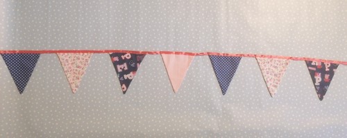 PEPPA PIG THEMED HAND MADE DOUBLE SIDED COTTON 2 METRE BUNTING - Foto 4 di 5