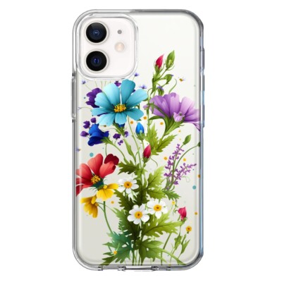 For Apple iPhone 11 Shockproof Spring Flowers Floral Case