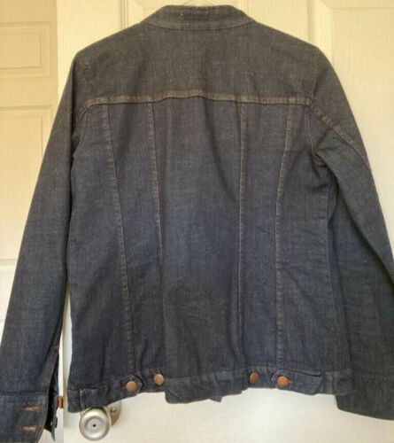 Eileen Fisher Organic Cotton Jean Denim Jacket w/ 2 Pockets Size S - Picture 2 of 6