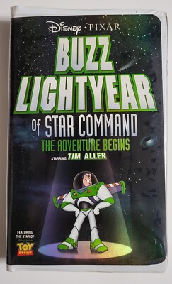 Disney's Buzz Lightyear of Star Command: The Adventure Begins (VHS Clamshell)