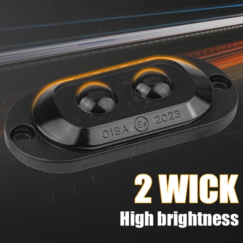 LED Clearance Lights Side Marker Lamp Amber Red White Truck Trailer Lorry E Mark - Picture 100 of 101