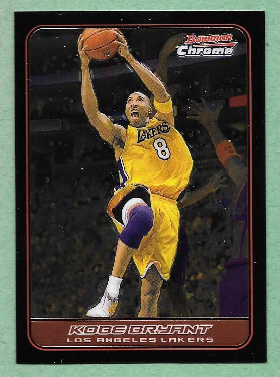 KOBE BRYANT 2006-07, 06-07 Bowman Chrome #6 ~ Los Angeles LA Lakers ~ HOF~ICONIC