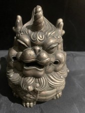 Large Wonderful Chinese Silver Hand Made *Beast KyLin* Incense Burner !!!!!!!