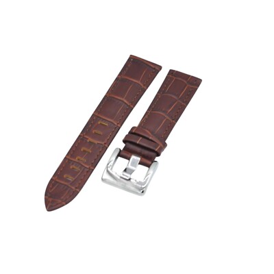 20mm Brown Leather Watch Strap For MontBlanc