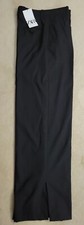 Zara Woman Black Slit Sides Wide Leg Pants Size M