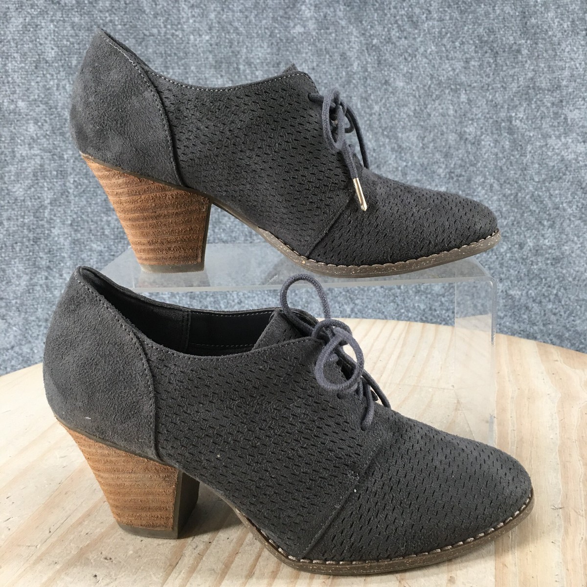 women dress boots low heel Mepaouo Women's Chelsea Ankle Fashion Short Booties Side Zipper Ladies Slip on Work Boots, Size: 8, Green Happy shopping women dress boots low heel