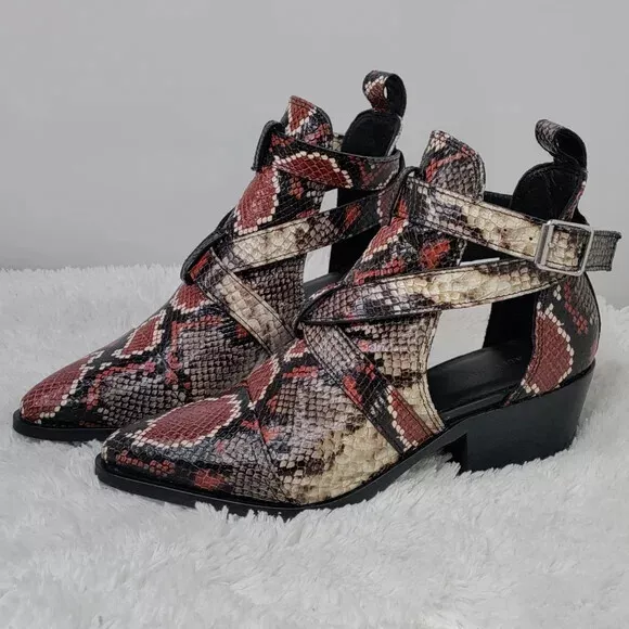 All saints shop snakeskin boots