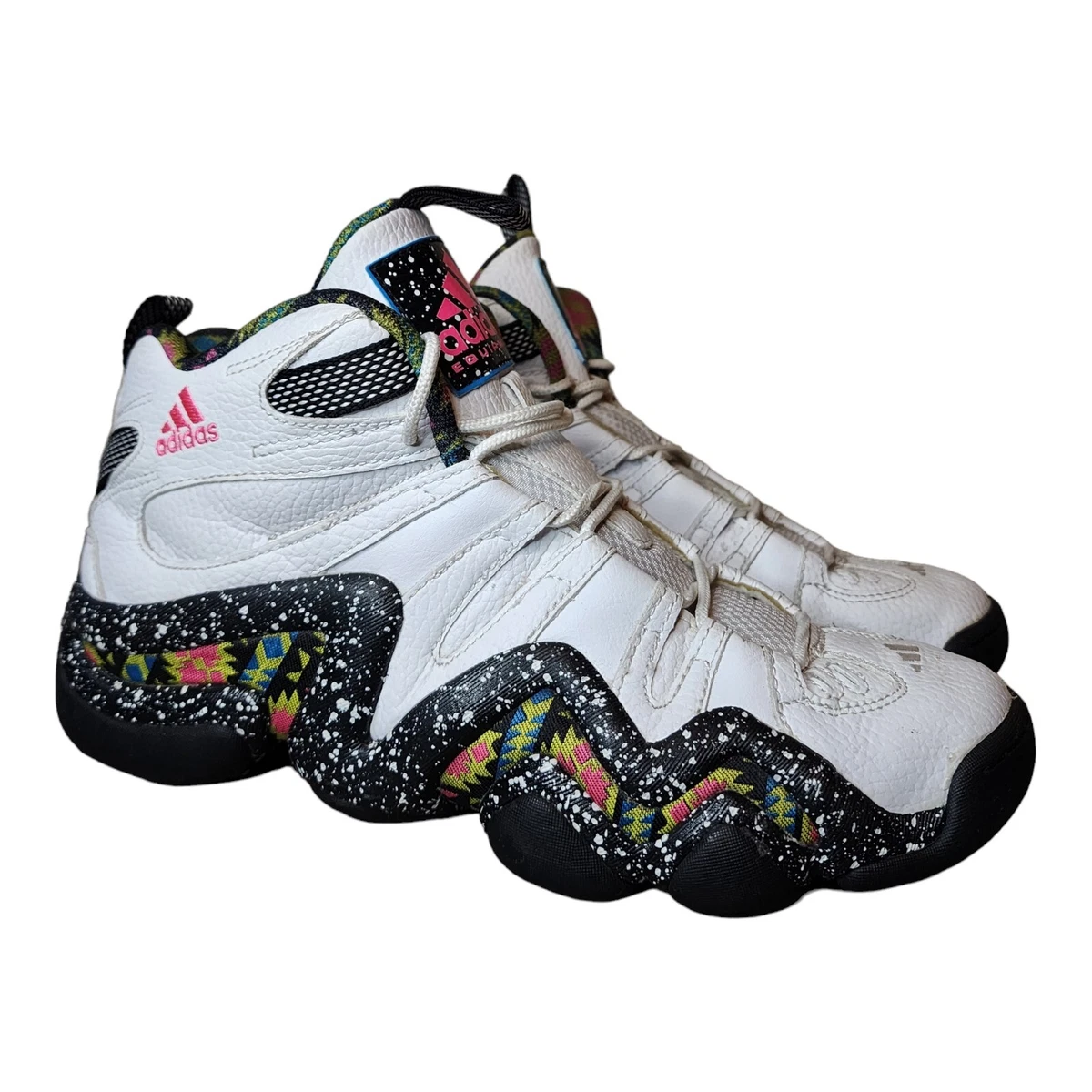 Adidas Crazy 8 White Tribal Kobe Bryant Shoes Sneakers D69556 Mens Size 9