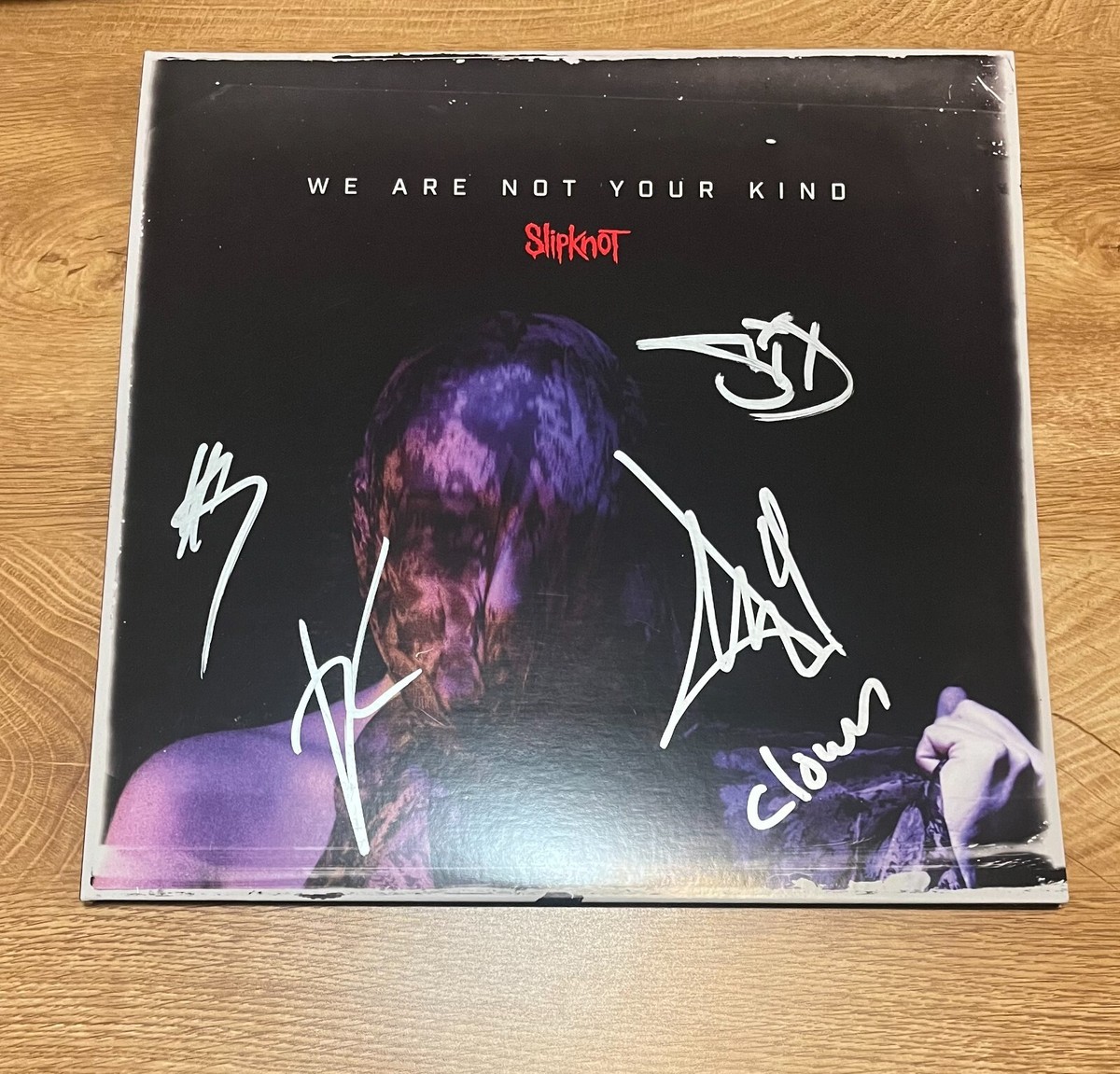 SLIPKNOT * signed album * WE ARE NOT YOUR KIND * JIM, V-MAN, CLOWN