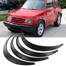 4pcs 3.5 Car Fender Flares Wheel Arch Flexible Wide Body For Geo Tracker Lsi