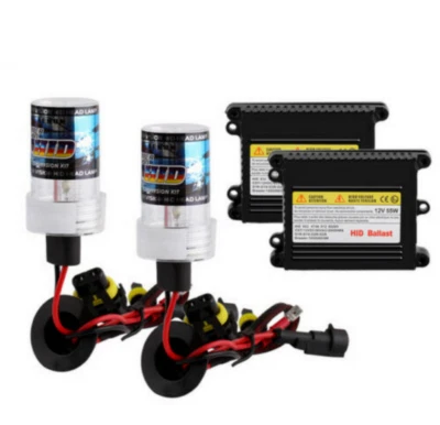 KIT H7 6000k 55w FARI XENO XENON 55W WATT SLIM XENON DIGITALE BALLAST H 7 6000 K