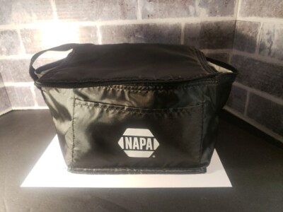 NAPA  Auto Parts Six Pack Cooler Bag NEW Travel 6×355mL 6x12oz Can Carrier Black