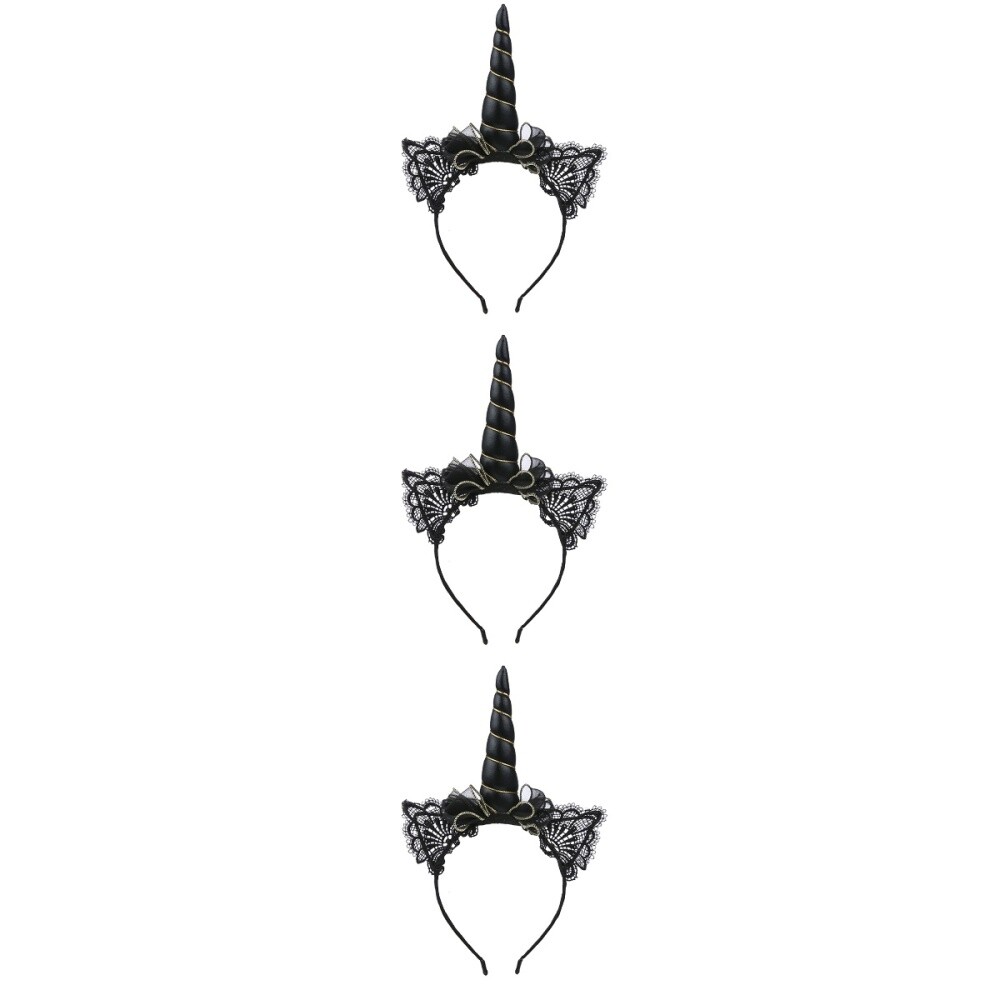 Horn Ears Headband Cat Ear Girl Hairband Horn Headband Ears Photo Prop