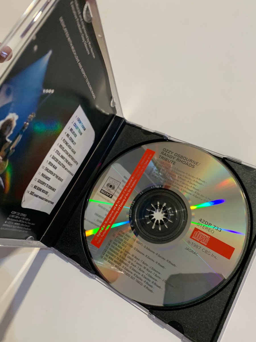 OZZY OSBOURNE RANDY RHOADS TRIBUTE CBS/ SONY 42DP-733 JAPAN CD