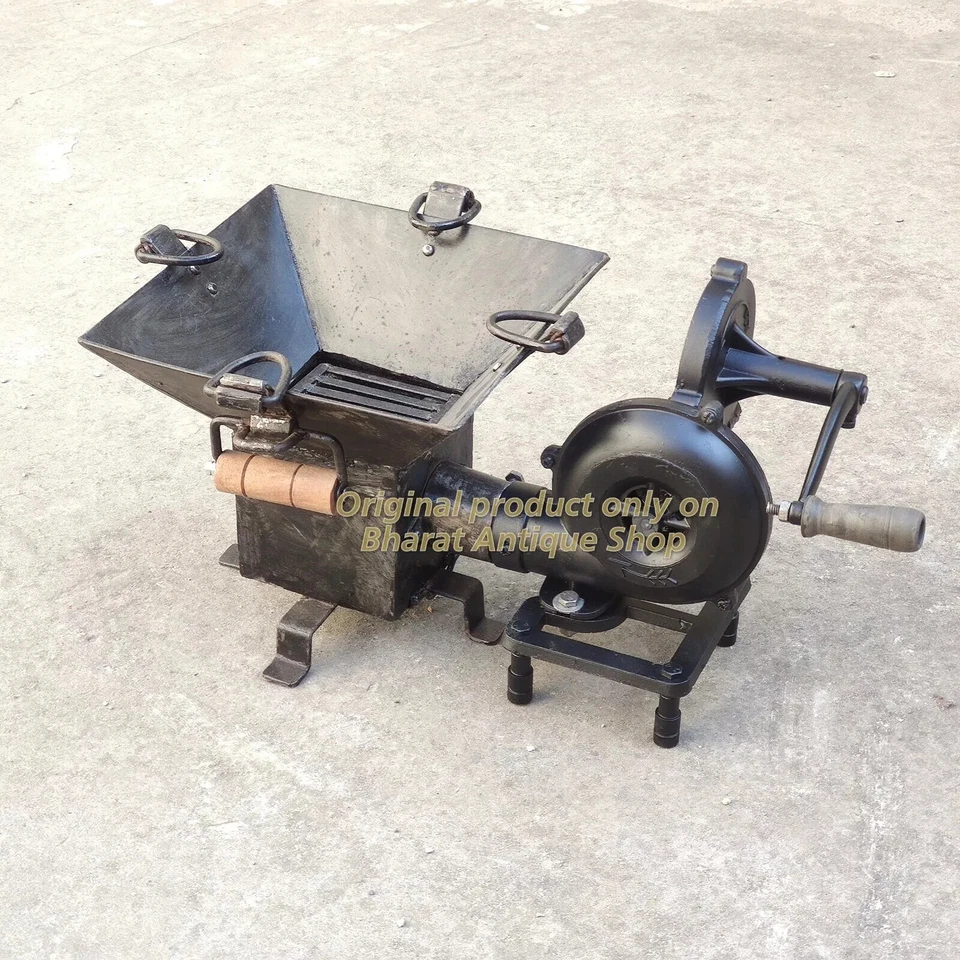 Juego de Pinzas Squire Forja Horno Soplador Manual Tipo Pedal Mango Funcionando Útil Foto 2 de 4