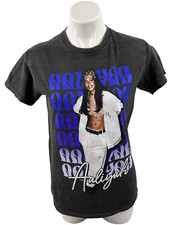 Aaliyah Unisex T Shirt Small Black Graphic R B Hip Hop Music