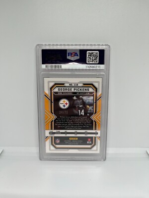 2022 Panini Obsidian - Rookies George Pickens #118 Electric