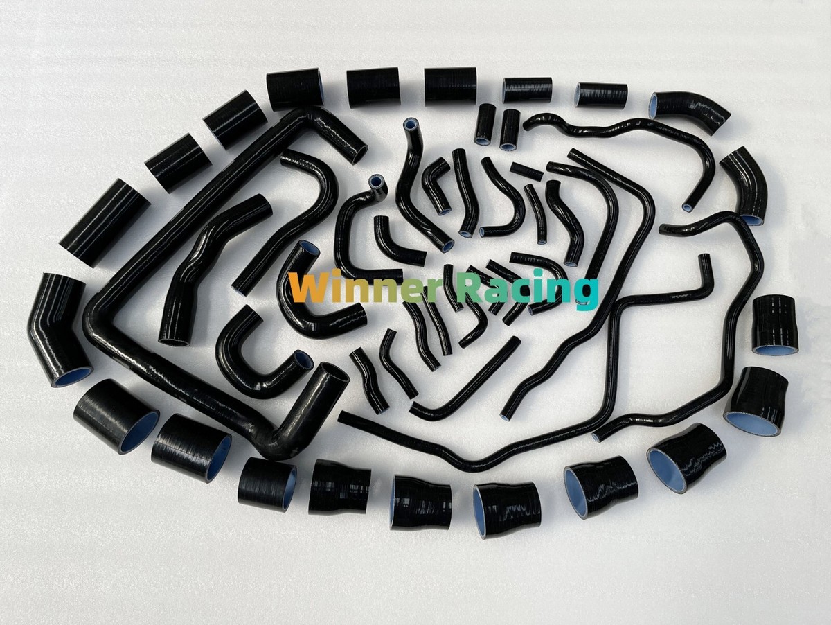 Faden「008_Lou_Parallel」 Fit Nissan 300ZX VG30DETT Z32 1990-1999 95 96 silicone hose kit | eBay