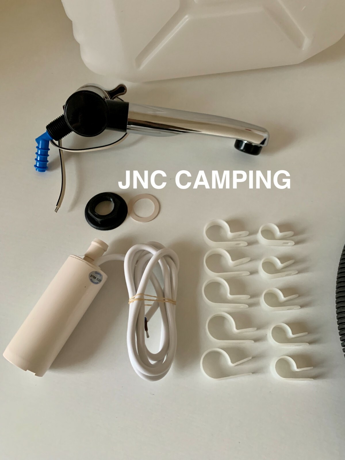 Plumbing Kit for Campervan Sink Tap & Pump & 2 x 10L Water Containers
