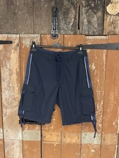 H M Men  s Navy Blue Swimming Shorts Netted With Pockets Size Medium