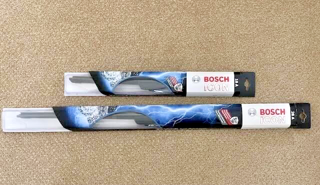 BOSCH ICON 28A 18A Beam Wiper Blades Set for Driver and Passenger Side-image