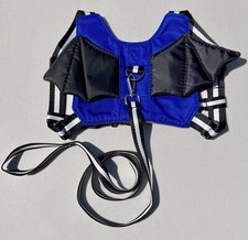 Toddler Safety Harnesses with 5  Rein; Ages 1-4 Yrs; Blue Bat