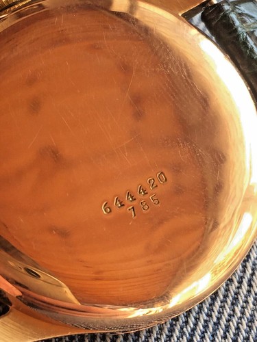 all original Breitling Datora 785 in 18 kt gold case Valjoux 72C top condition - Bild 8 von 10