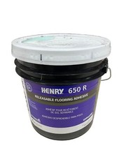 HENRY 650 R Releasable Flooring Adhesive 4-Gallon LOCAL PICKUP ONLY 