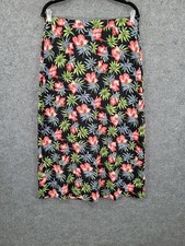 Prophecy by Sag Harbor Maxi Skirt Womens Medium High Waist Black Floral
