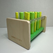 LOVEVERY Wooden Posting Stand Pegs 22-24 Months Companion Play Kit COMPLETE