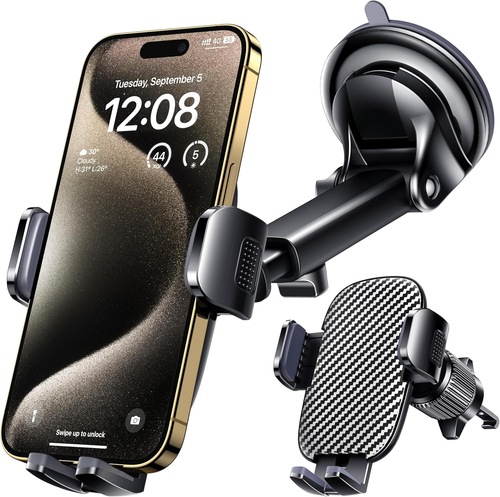 Car Phone Holder Mount Phone Mount for Car Windshield Dashboard Air Vent Univers