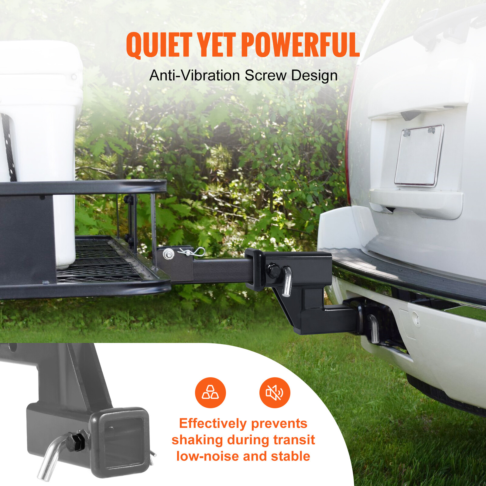 VEVOR Trailer Hitch Riser Tow Adapter Extender for 2