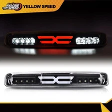 Fit For 99-07 Silverado Sierra 3rd Tail Brake Light Cargo Lamp Black Housing