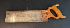 Warranted Superior Saw 12" Blade Miter Back Hand Vintage Tool Wood Handle