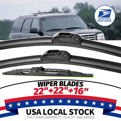 Front&Rear Windscreen Wiper Blade Set For 2006-2013 Land Rover Range Rover Sport